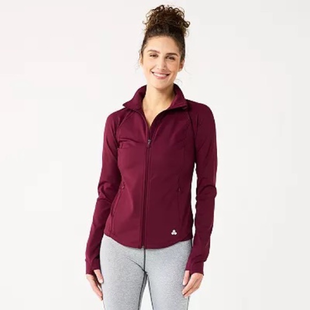 NWT Tek Gear Zip Up workout gear